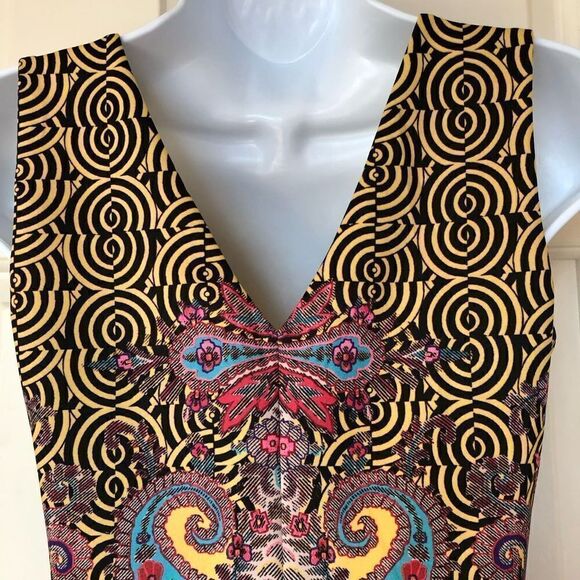 NWOT Bebe Paisley Deja Vu Dress - Picture 9 of 15